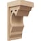 Ekena Millwork 8"W x 8"D x 16"H Wide Sheridan Rough Cedar Woodgrain TimberThane Corbel, Primed Tan CORUR08X08X16SHERCPR - alternate 1